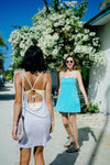 ( ICY BLUE / LAVENDER ) TOWEL BEACH DRESS 🌟BEST BUY🌟 *LAST 2*
