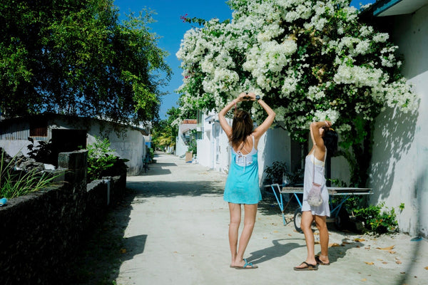 ( ICY BLUE / LAVENDER ) TOWEL BEACH DRESS 🌟BEST BUY🌟 *LAST 2*