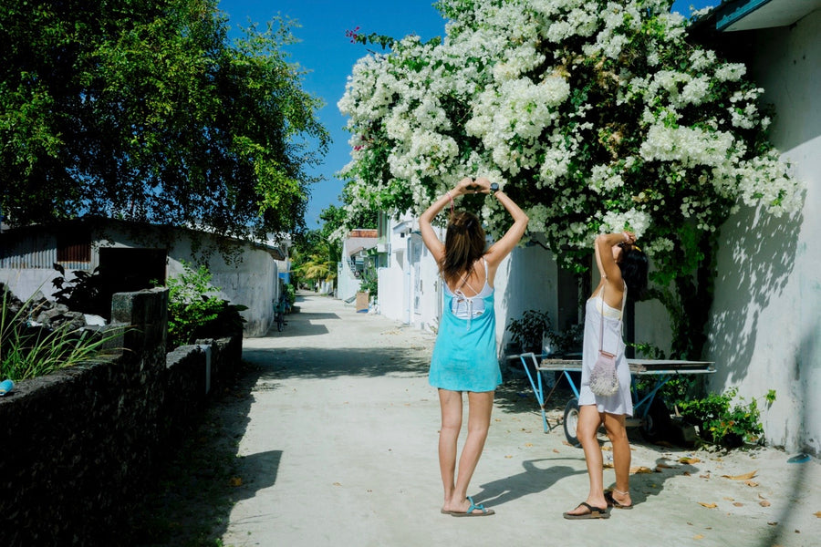 ( ICY BLUE / LAVENDER ) TOWEL BEACH DRESS 🌟BEST BUY🌟 *LAST 2*