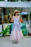 ( ICY BLUE / LAVENDER ) TOWEL BEACH DRESS 🌟BEST BUY🌟 *LAST 2*