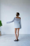 LIGHT GREY SHEER LONG SLEEVE *LAST 2*