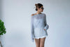 LIGHT GREY SHEER LONG SLEEVE *LAST 2*
