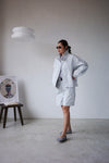 ( BLACK / WHITE ) NYLON MINIMALIST STAND UP COLLAR  WINDBREAKER ✨BEST BUY✨ *LAST ONE*