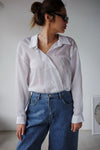 STRIPE TENCEL BLOUSE ( PRE ORDER )