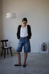 BLUE DOUBLE POCKET DENIM CULOTTE *LAST ONE*