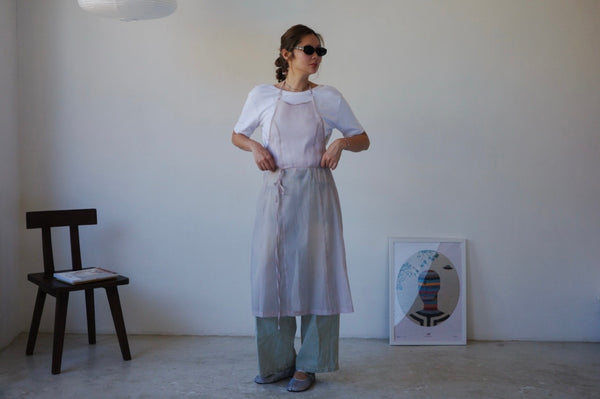 DUSTY PINK CHIFFON WRAP
