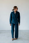 INDIGO WRAP DENIM SHIRT *LAST ONE*