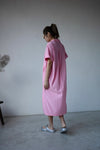 NEON PINK SUMMER  SHRIT DRESS