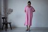 NEON PINK SUMMER  SHRIT DRESS