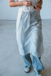 WHITE SHEER CHIFFON WRAP DRESS *LAST 2*