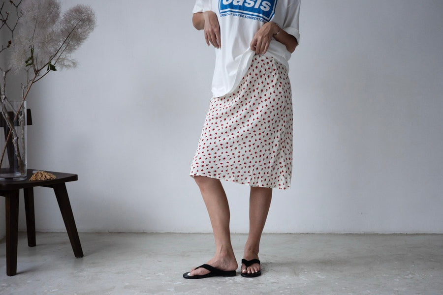ROSE SILKY MIDI SKIRT ⭐️BEST BUY⭐️ *LAST ONE*