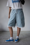 ( NAVY / LIGHT DENIM ) LACE TRIMMED JORKS