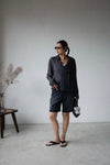 BLACK DAILY SOFT DENIM SHORTS