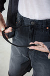 BLACK DAILY SOFT DENIM SHORTS