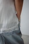 POLKA LACE TRIMMED CAMI