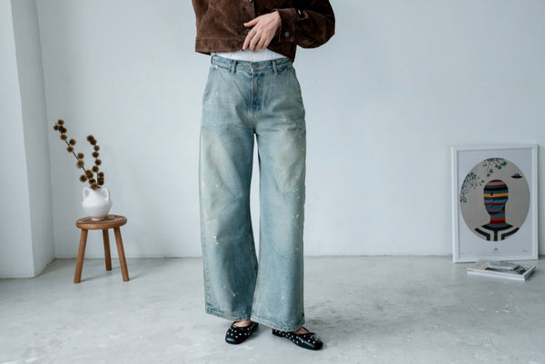 FADED INK SPLASH JEANS *LAST 3 *