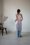 BABY PINK LACE TRIMMED DRESS