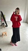 BLACK EXTRA SOFT COTTON SWEAT SKIRT *LAST 2*