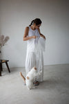 PREMIUM WHITE SILKY LACE WRAP