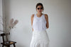 ( WHITE / BLACK ) BASIC COTTON VEST