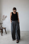 ( WHITE / BLACK ) BASIC COTTON VEST
