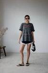 VINTAGE WASHED GREY DISTRESSED AC/DC BAND TEE ⭐️BEST BUY⭐️