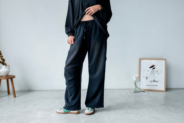 EXTRA SOFT FADED WASHED NAVY SWEAT PANTS ⭐️BEST BUY⭐️