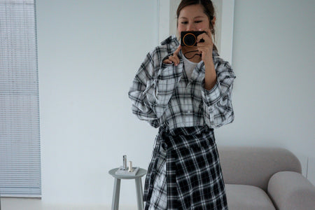 MONO CHECKERED SHIRT 🌟