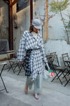 DUO CHECKERED WRAP SKIRT 🌟