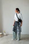 DUO CHECKERED WRAP SKIRT 🌟