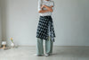 DUO CHECKERED WRAP SKIRT 🌟