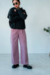 DUSTY PINK CORDUROY PANTS ( PRE ORDER )