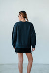 NAVY SLIT SWEATSHIRT *LAST ONE*