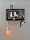 ( 4 COLOURS ) SNOWMAN 8 MINI PORTABLE LAMP