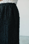 BLACK TASSELS CHIFFON MIDI SKIRT *LAST 3*