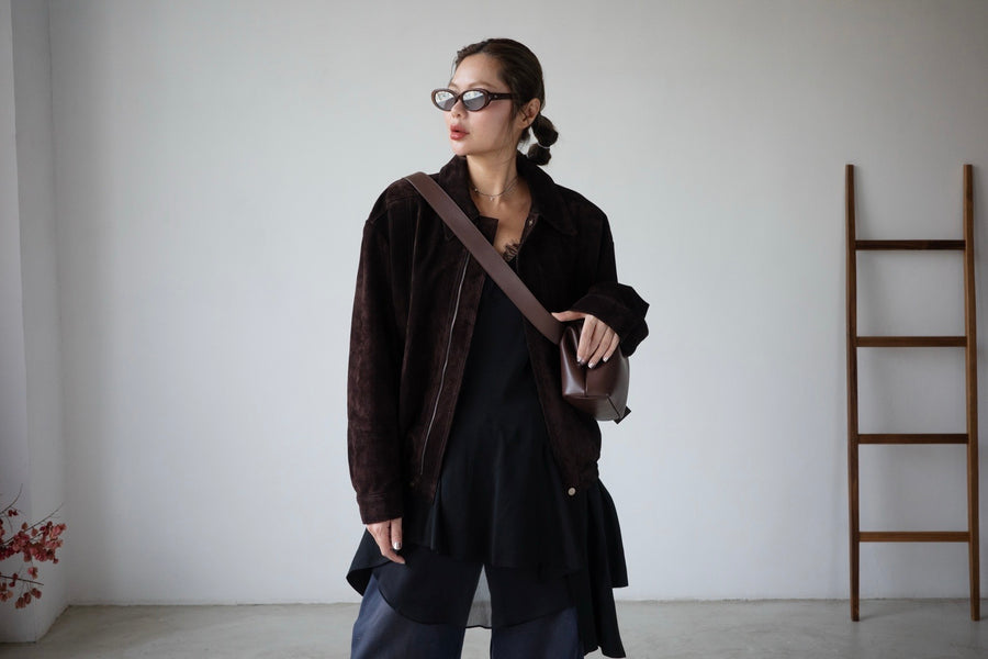 PREMIUM CHOCOLATE SUEDE LEATHER JACKET ⭐️BEST BUY⭐️