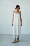 WHITE SILKY CAMI DRESS *LAST 2*