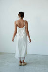 WHITE SILKY CAMI DRESS *LAST 2*