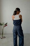 BLUE PAINTED CHIFFON TUBE TOP *LAST ONE*