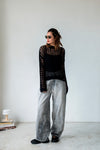 ( BLACK / WHITE ) LOW BACK CAMI WITH PAD ( PRE ORDER )