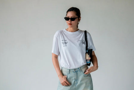 ( NAVY / WHITE ) NEW YORK TEE