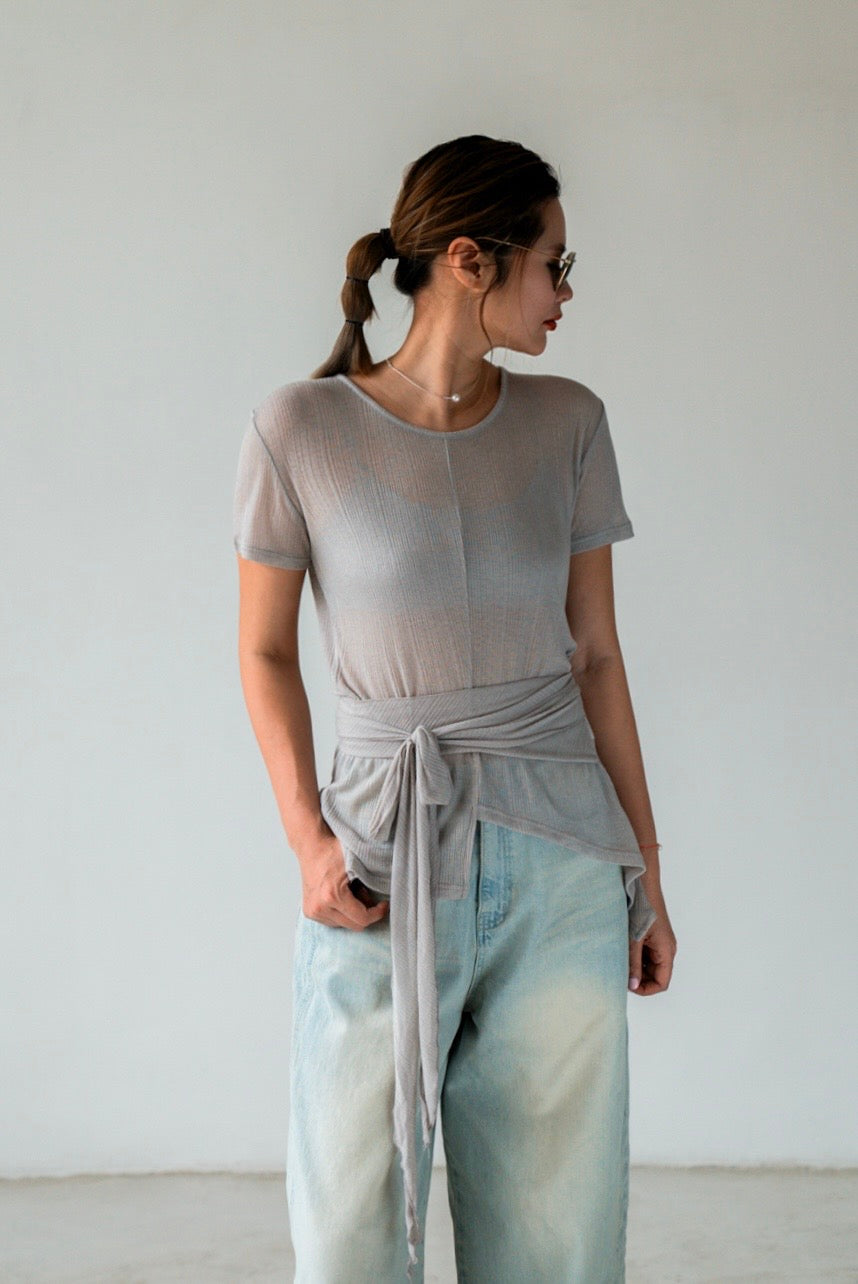 ( 3 COLOURS  ) EXTRA SOFT WRAP TEE ( PRE ORDER )