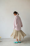 ( 3 COLOURS ) WRINKLED CHIFFON SKIRT