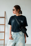 ( NAVY / WHITE ) NEW YORK TEE