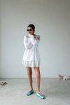 ( BLACK / WHITE ) CROCHET CULOTTE