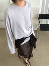 ( 7 COLOURS ) EXTRA THIN SUMMER COTTON LONG SLEEVE