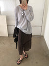 ( 7 COLOURS ) EXTRA THIN SUMMER COTTON LONG SLEEVE