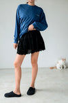 ( BLACK / WHITE ) CROCHET CULOTTE