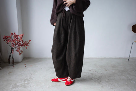 CHOCOLATE TWEED PANTS ⭐️BEST BUY⭐️