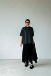 ( 3 COLOURS ) WRINKLED CHIFFON SKIRT